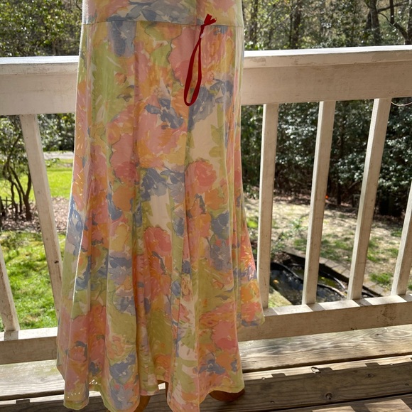 Ruby Rd. Abstract Floral Skirt M FREE SHIP - Picture 5 of 5
